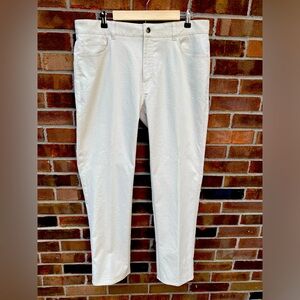 Peter Millar EB66 Pants size 36/32 Light Tan 5 Pocket Like New